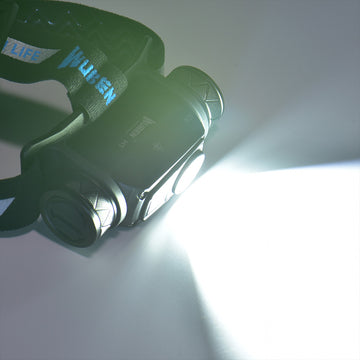 H1 lampara de cabeza recargable