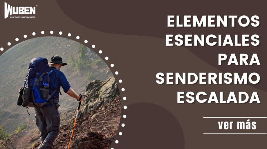 ¿Qué hay en tu mochila para escalada/senderismo?