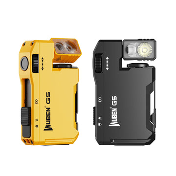WUBEN G5 Linterna EDC amarilla (paquete) de 400 lúmenes