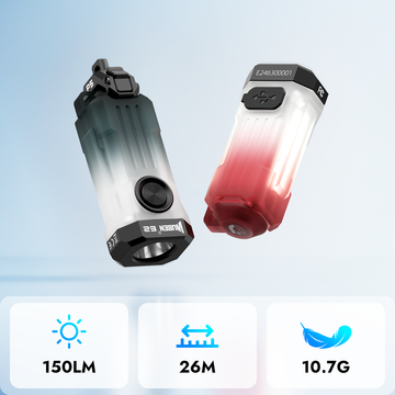 Wuben E2 PULSE 10.7g linterna compacta mini EDC para llavero