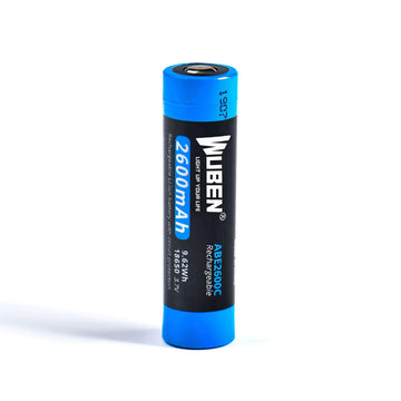 ABE2600C Rechargeable 18650 Flashlight Battery - 2600mAh