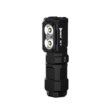 E7 1800 lúmenes Linterna de Cabeza Recargable